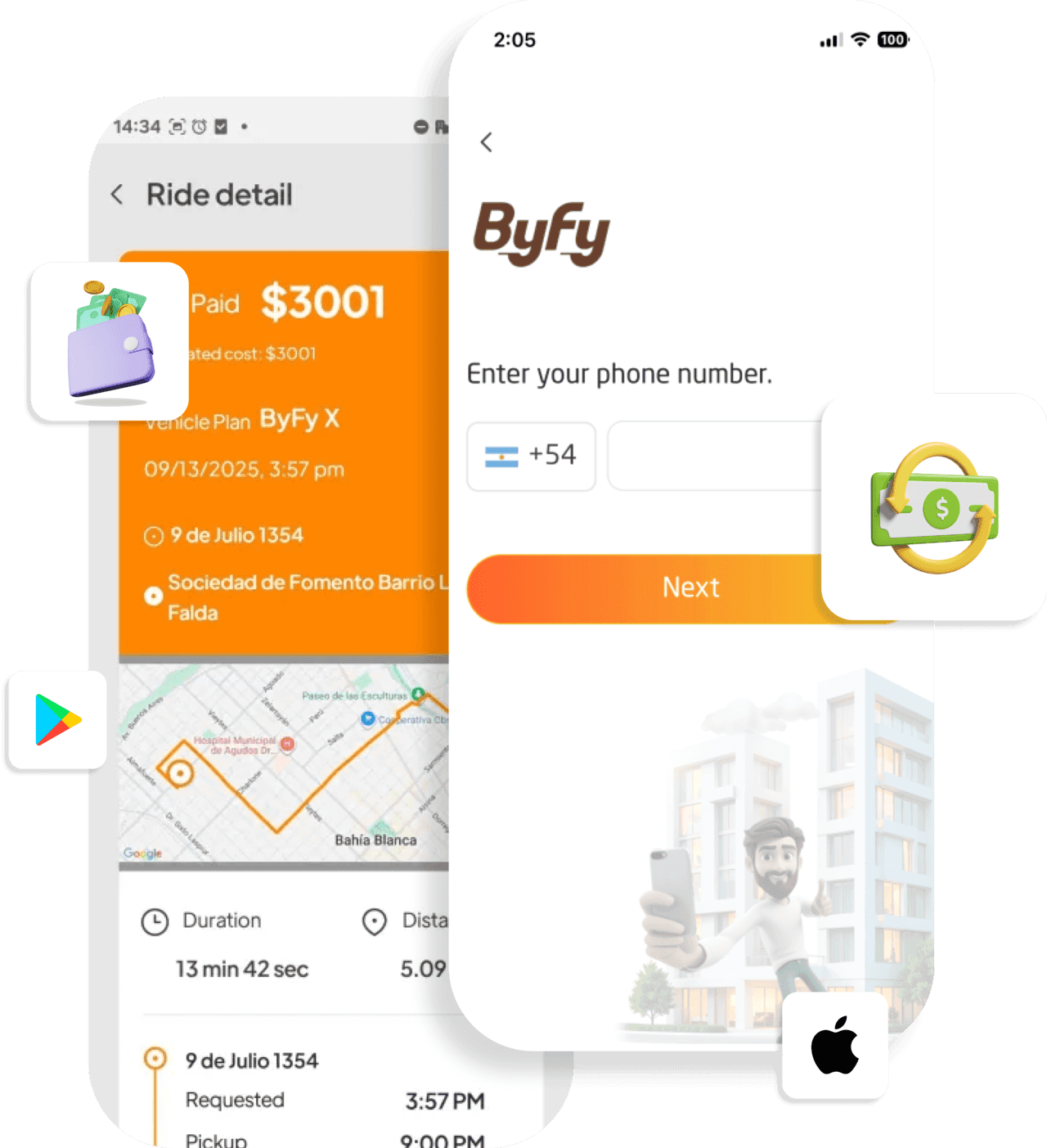 Byfy app phone image