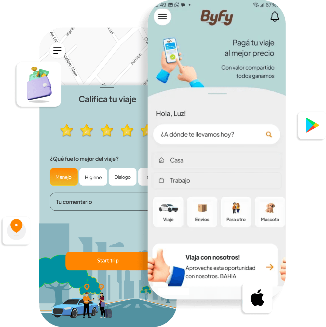 Byfy app phone image